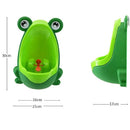 Pinico Infantil Sapinho C/Ventosa Parede Portatil XIXI Verde