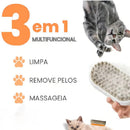 ESCOVA VAPOR MULTIUSO MASSAGEADOR PELE REMOVEDOR PELOS PET ROUPAS VAPORIZADA LIMPEZA HIGIENIZADORA MINI PORTATIL RECARREGAVEL