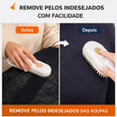 ESCOVA VAPOR MULTIUSO MASSAGEADOR PELE REMOVEDOR PELOS PET ROUPAS VAPORIZADA LIMPEZA HIGIENIZADORA MINI PORTATIL RECARREGAVEL