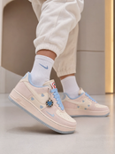 Tenis Miu Miu London Dourado-Azul Replica Luxo Premium