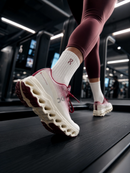 Tenis On Running Branco e Vinho - Replica Luxo Premium