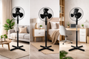 Kit 2 Ventiladores Bak 45W Coluna Silencioso