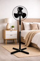 Kit 2 Ventiladores Bak 45W Coluna Silencioso